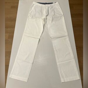 Banana Republic Men's White Aiden Chinos